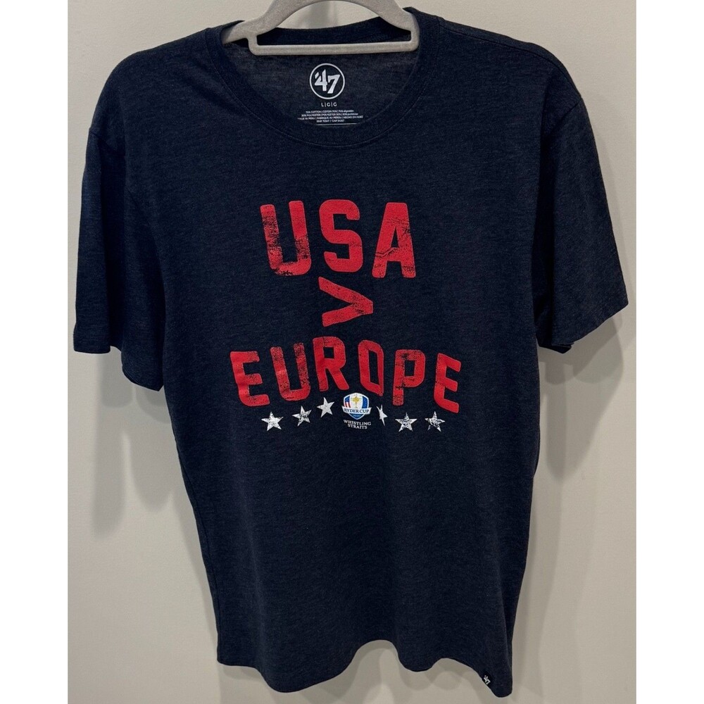 Whistling Straits 2020 Ryder Cup - USA   Europe - '47 Brand T-Shirt Men's Large